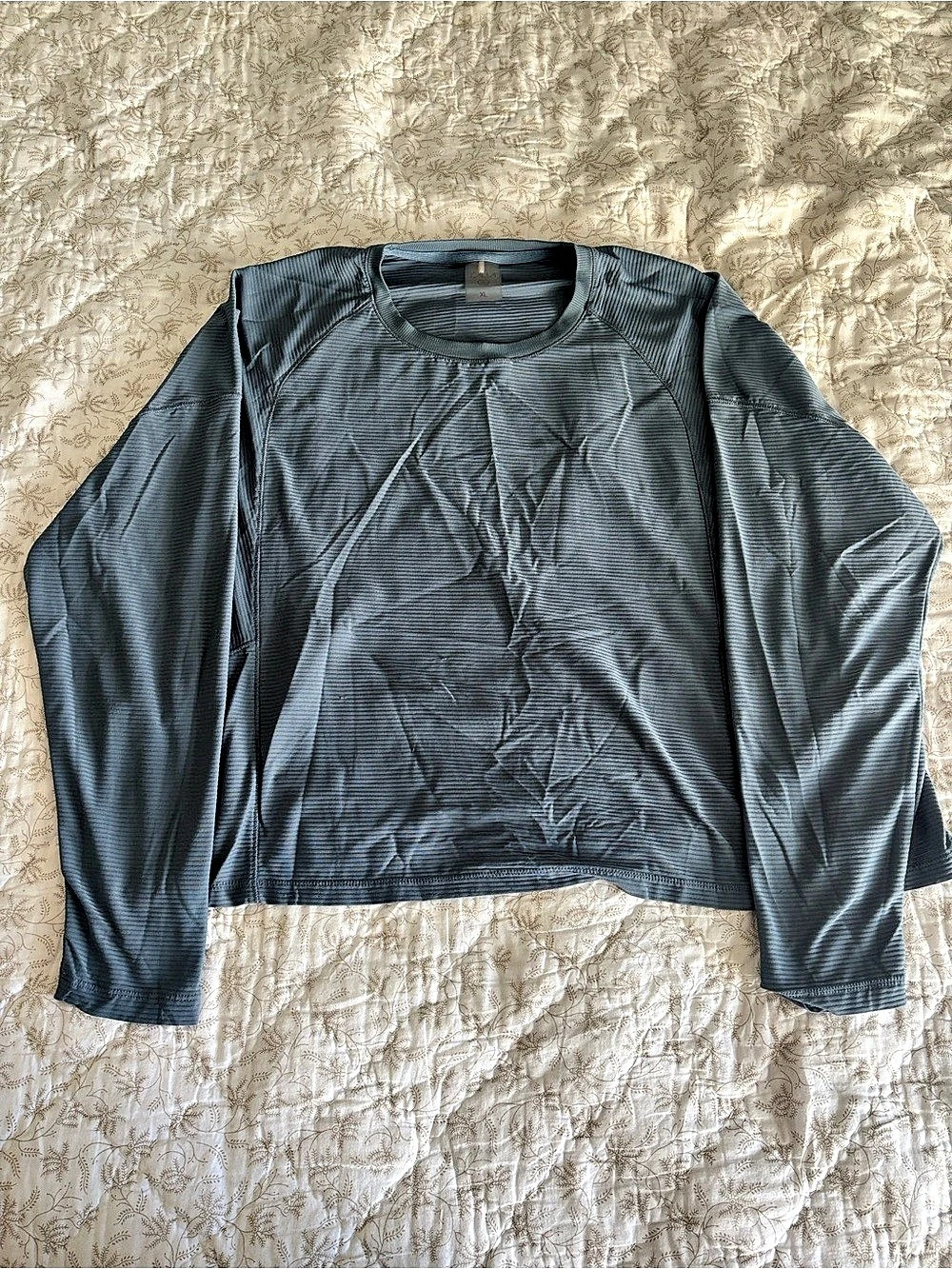 Calia Long Sleeve Top in Blue Size XL